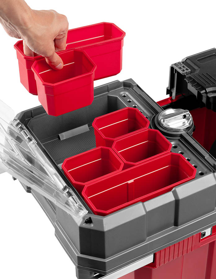 ЗУБР 616 х 378 х 415 мм (24''), пластиковый, ящик-тележка для инструментов МЕГА-БОКС 38133-24 Профессионал купить по цене 14&nbsp;270 ₽ в интернет магазине ТЕХСАД