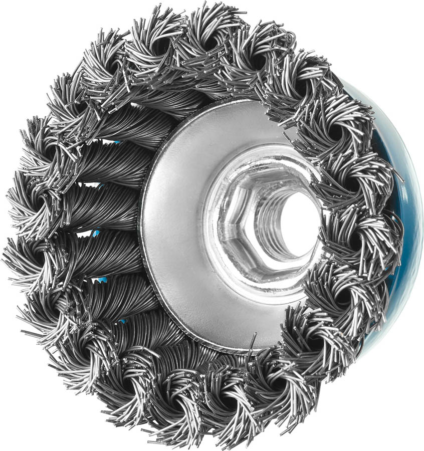 ЗУБР Ø 80 мм, проволока 0.5 мм, щетка чашечная для УШМ 35275-080_z02 купить по цене 820 ₽ в интернет магазине ТЕХСАД