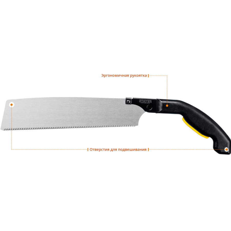STAYER 16 TPI, 300 мм, ножовка (пила) Cobra PullSaw 15088 Professional купить по цене 720 ₽ в интернет магазине ТЕХСАД