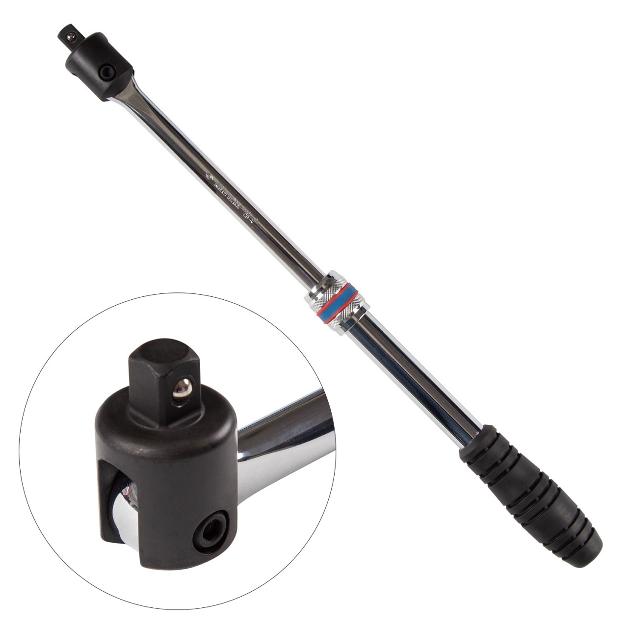 Вороток 1/2'', 450-600 мм, с шарниром, телескопический KING TONY 4461-24G купить по цене 3 710 ₽ в интернет магазине ТЕХСАД