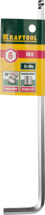 KRAFTOOL 6 мм, HEX, имбусовый ключ 27437-6 KRAFTOOL 6 мм, HEX, имбусовый ключ 27437-6 купить по цене 245 ₽ в интернет магазине ТЕХСАД