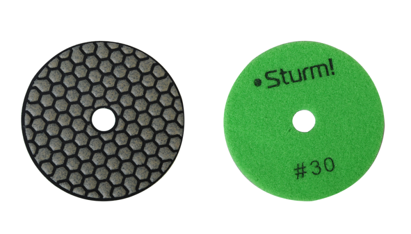 Круг шлифовальный гибкий Sturm! 9012-D100-30 купить по цене 440 ₽ в интернет магазине ТЕХСАД