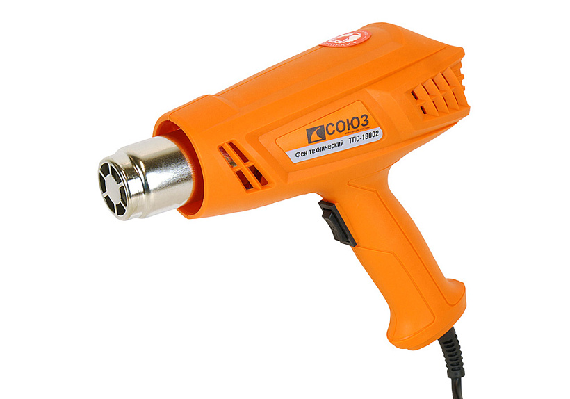Фен технический СОЮЗ ТПС-18002 купить по цене 1 550 ₽ в интернет магазине ТЕХСАД