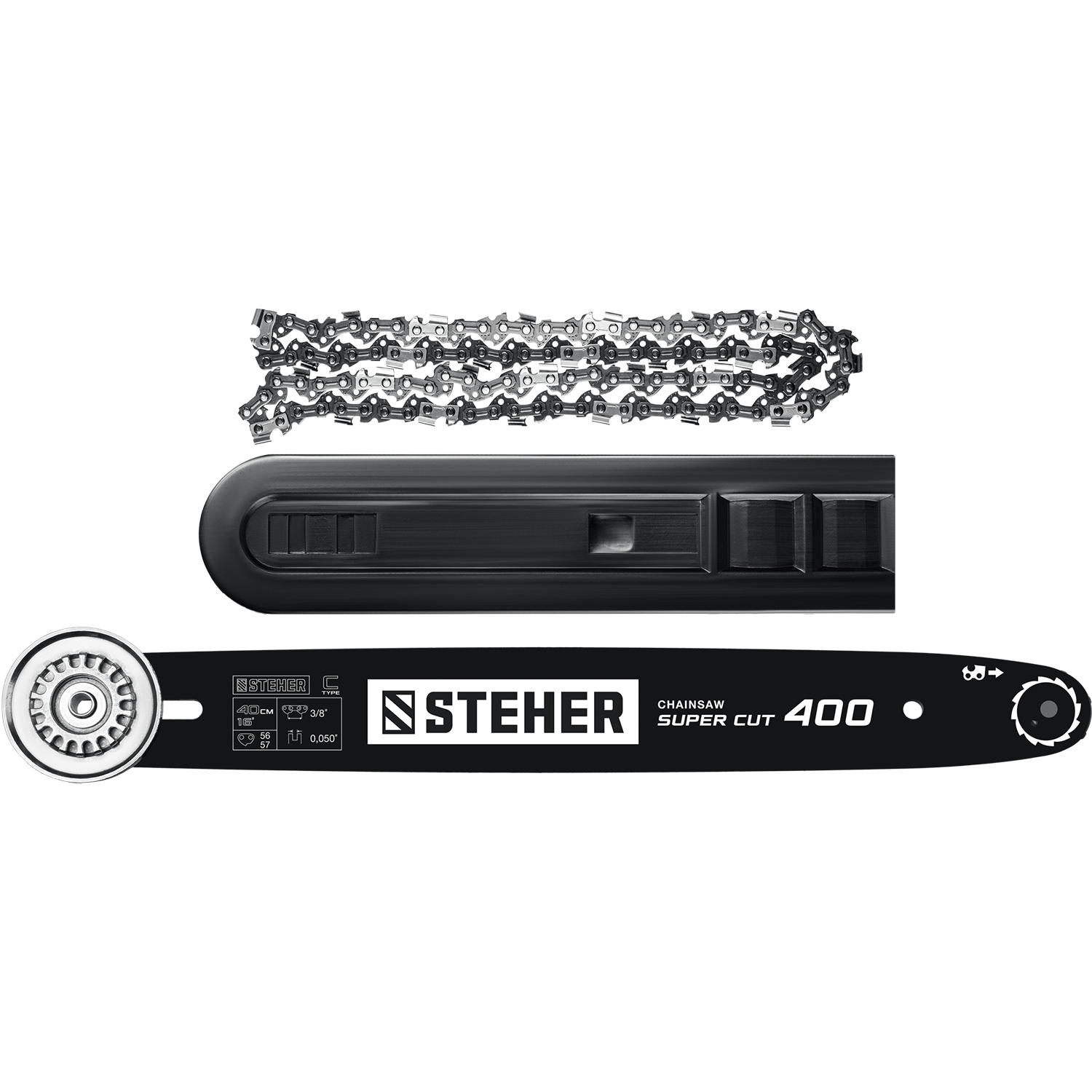 STEHER  2600 Вт, 40 см шина, пила цепная электрическая ES-2640 купить по цене 9&nbsp;410 ₽ в интернет магазине ТЕХСАД