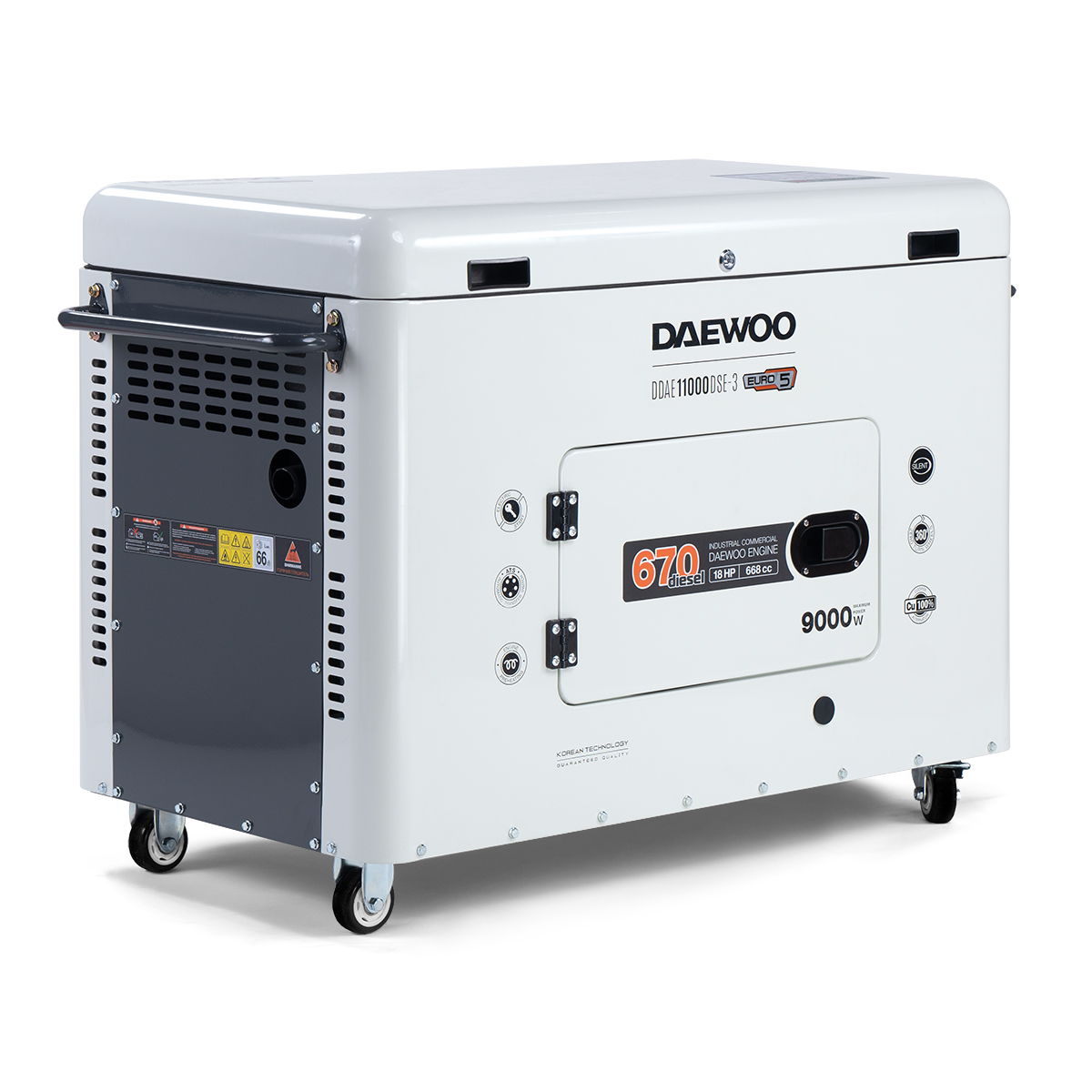 Дизельный генератор DAEWOO DDAE 11000DSE-3 Дизельный генератор DAEWOO DDAE 11000DSE-3 купить по цене 269 990 ₽ в интернет магазине ТЕХСАД