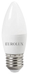 Лампа светодиодная EUROLUX LL-E-C37-6W-230-4K-E27 купить по цене 53 ₽ в интернет магазине ТЕХСАД