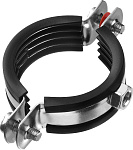 ЗУБР 8 шт., 1 1/2'', оцинкованный,  хомут трубный с гайкой 37850-47-52 Мастер купить по цене 510 ₽ в интернет магазине ТЕХСАД