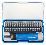 ЗУБР 17 шт., отвертка реверсивная для точных работ в наборе с битами Т-17 25626-H17 Эксперт купить по цене 685 ₽ в интернет магазине ТЕХСАД