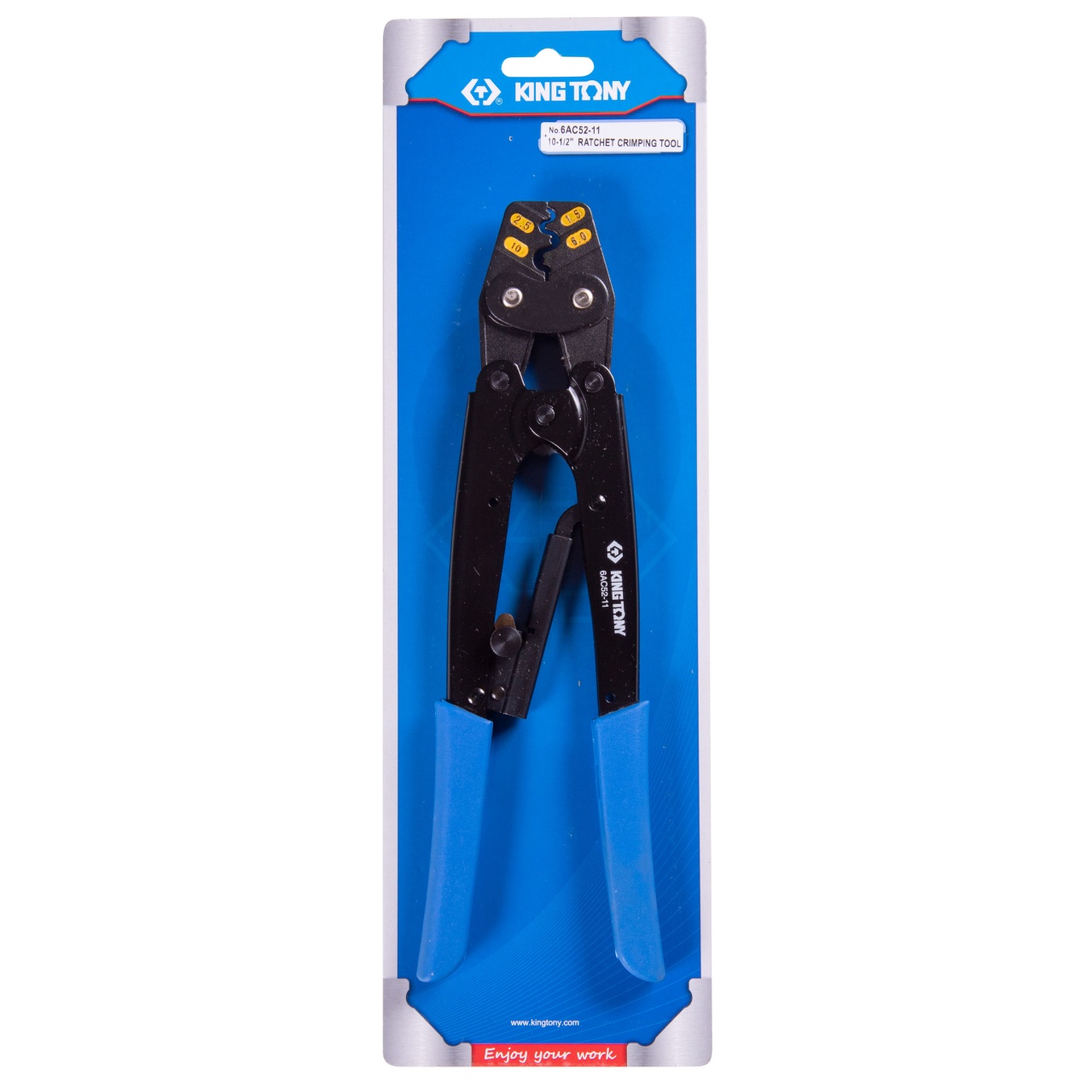 Кримпер индустриальный для обжима неизолированных клемм 270 мм KING TONY 6AC52-11 купить по цене 2 750 ₽ в интернет магазине ТЕХСАД