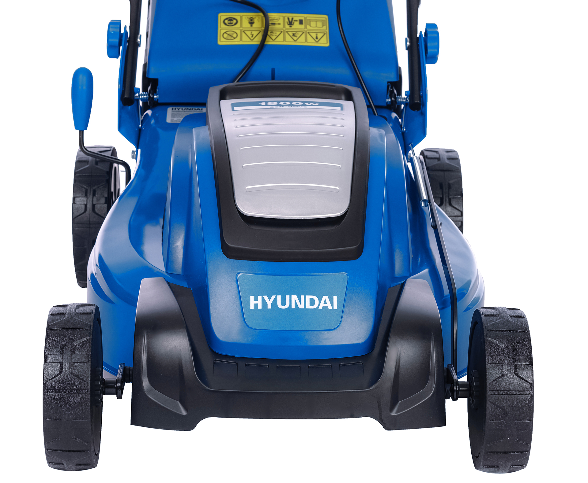 Самоходная электрическая газонокосилка Hyundai LE 4600S Drive купить по цене 32&nbsp;790 ₽ в интернет магазине ТЕХСАД