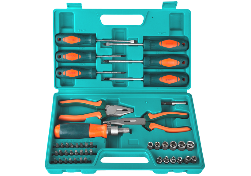 Набор инструментов 45 предметов Sturm! 1040-02-SS7 купить по цене 3 230 ₽ в интернет магазине ТЕХСАД