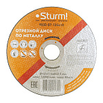 Отрезной диск по металлу Sturm! 9020-07-125x10 купить по цене 50 ₽ в интернет магазине ТЕХСАД