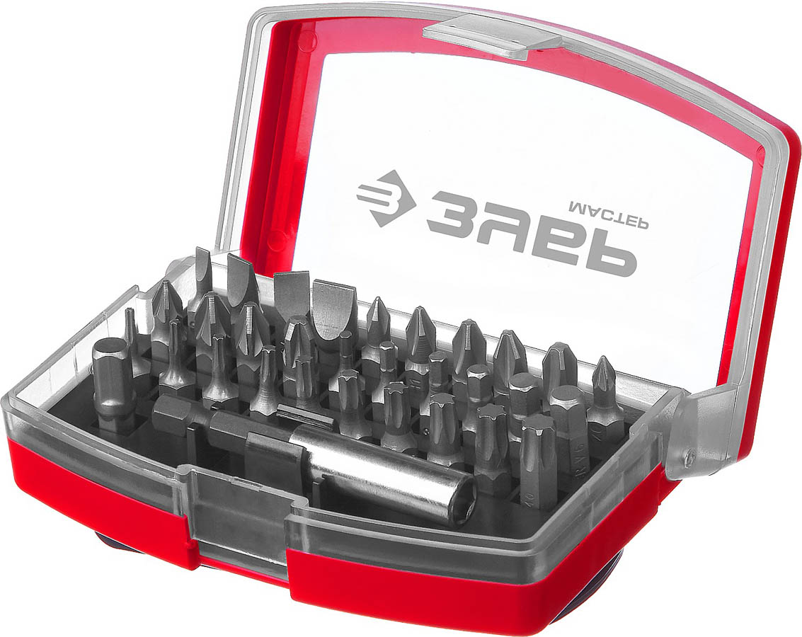 ЗУБР 32 шт, Cr-V, набор бит МХ-32 26393-H32 купить по цене 720 ₽ в интернет магазине ТЕХСАД