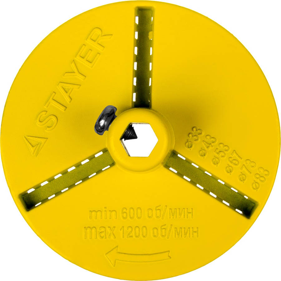 STAYER для кольцевых коронок (33345-xx), основание-державка 33346 купить по цене 295 ₽ в интернет магазине ТЕХСАД