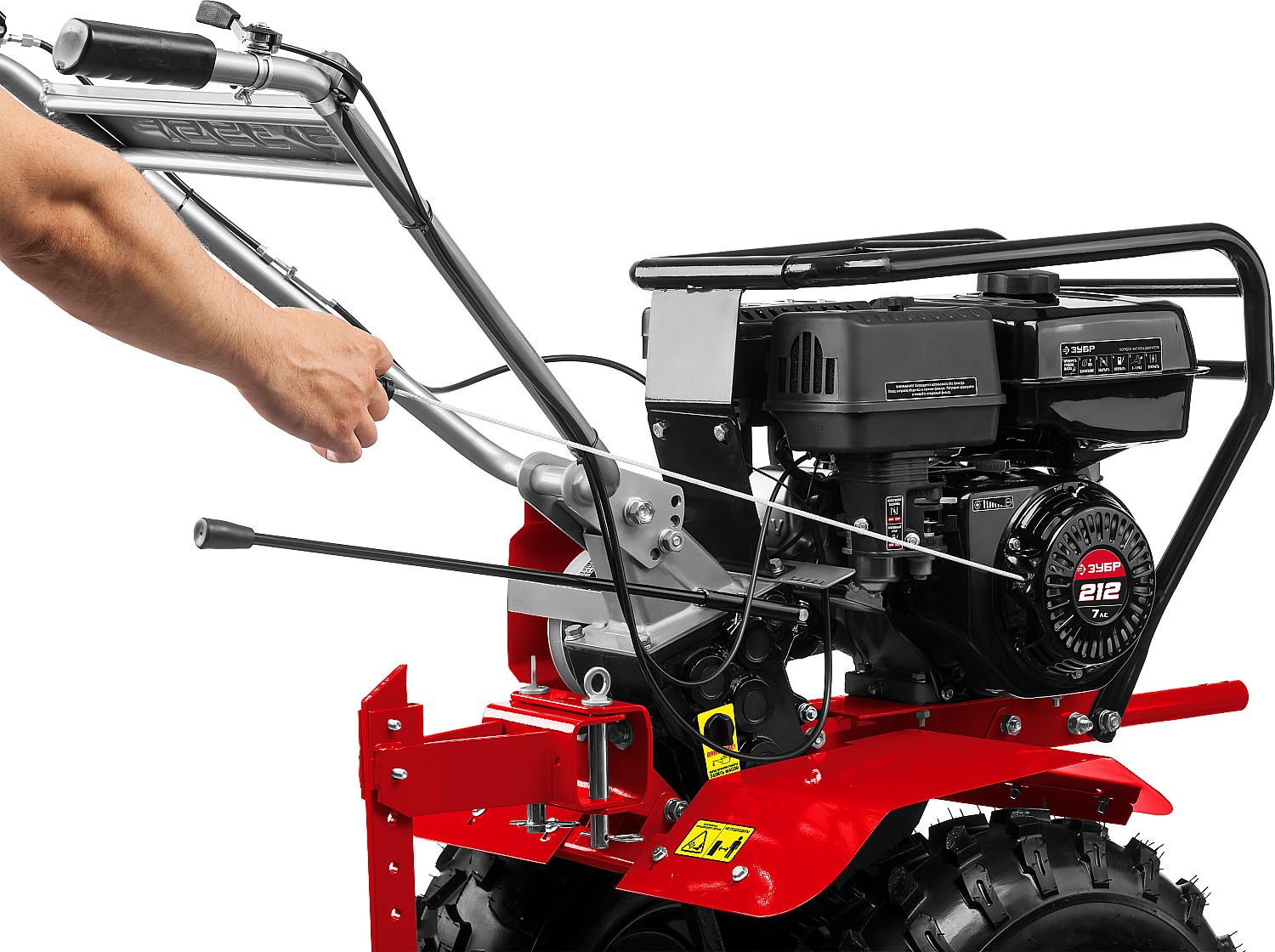 ЗУБР 7 л.с., 850 мм, мотоблок бензиновый усиленный МТУ-450 Мастер купить по цене 56 490 ₽ в интернет магазине ТЕХСАД