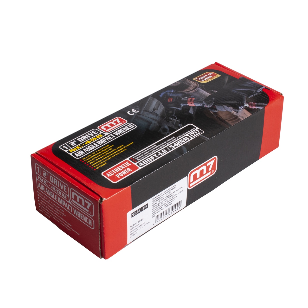 Гайковерт пневматический ударный 1/2'', 542 Нм, угловой MIGHTY SEVEN NC-498 Гайковерт пневматический ударный 1/2'', 542 Нм, угловой MIGHTY SEVEN NC-498 купить по цене 25 050 ₽ в интернет магазине ТЕХСАД