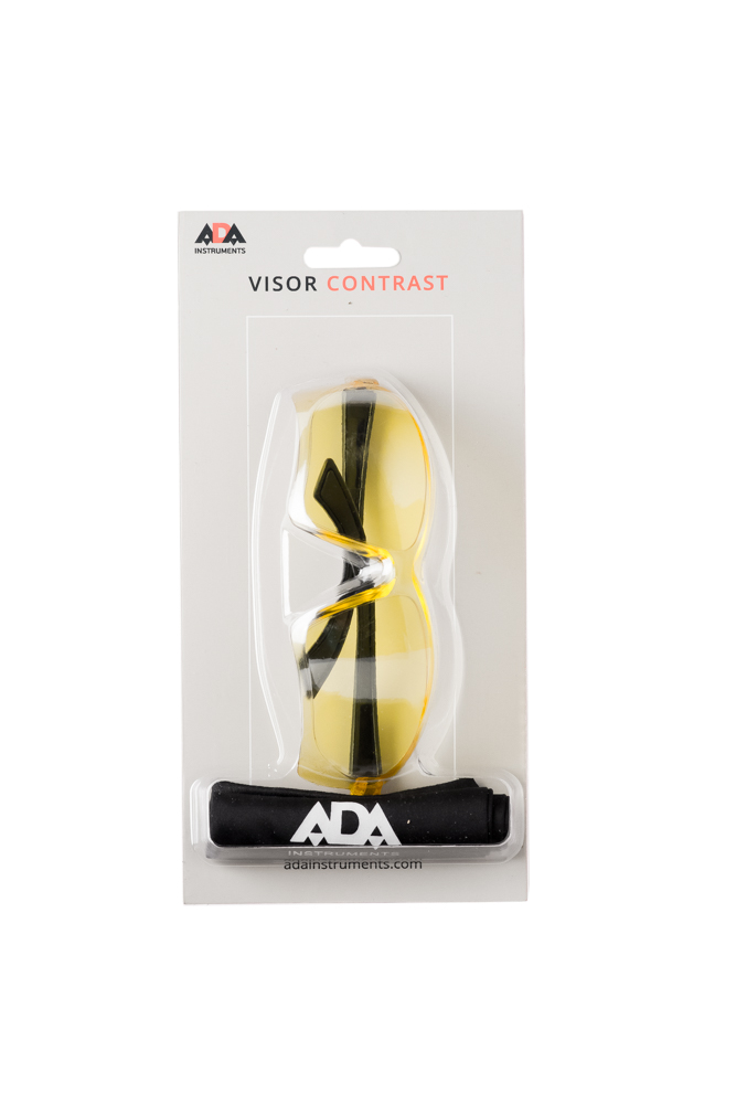 Желтые защитные очки ADA VISOR CONTRAST купить по цене 350 ₽ в интернет магазине ТЕХСАД