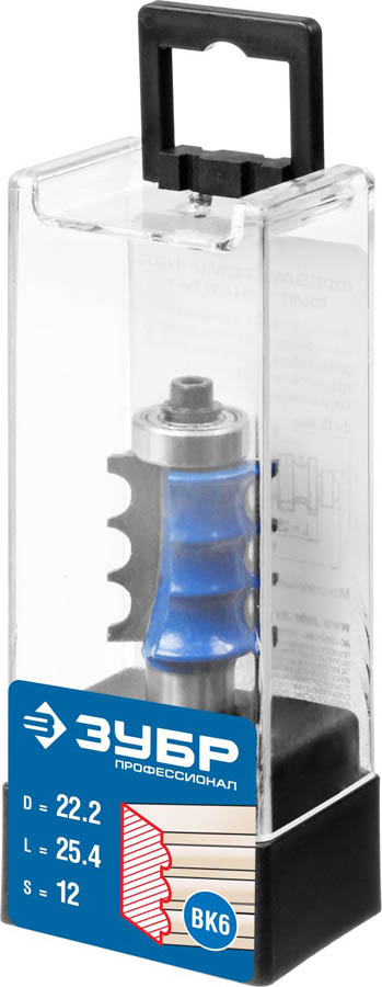 ЗУБР 22.2 x 25.4 мм, радиус 3.2 мм, фреза кромочная фигурная №1 28712-22.2 Профессионал ЗУБР 22.2 x 25.4 мм, радиус 3.2 мм, фреза кромочная фигурная №1 28712-22.2 Профессионал купить по цене 1 400 ₽ в интернет магазине ТЕХСАД