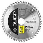 ЗУБР Ø 200 x 32 мм, 48T, диск пильный по дереву 36852-200-32-48 Профессионал купить по цене 1 315 ₽ в интернет магазине ТЕХСАД