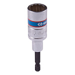 Головка для шуруповерта двенадцатигранная 1/4'', 15 мм, L = 80 мм KING TONY 76B815M купить по цене 420 ₽ в интернет магазине ТЕХСАД