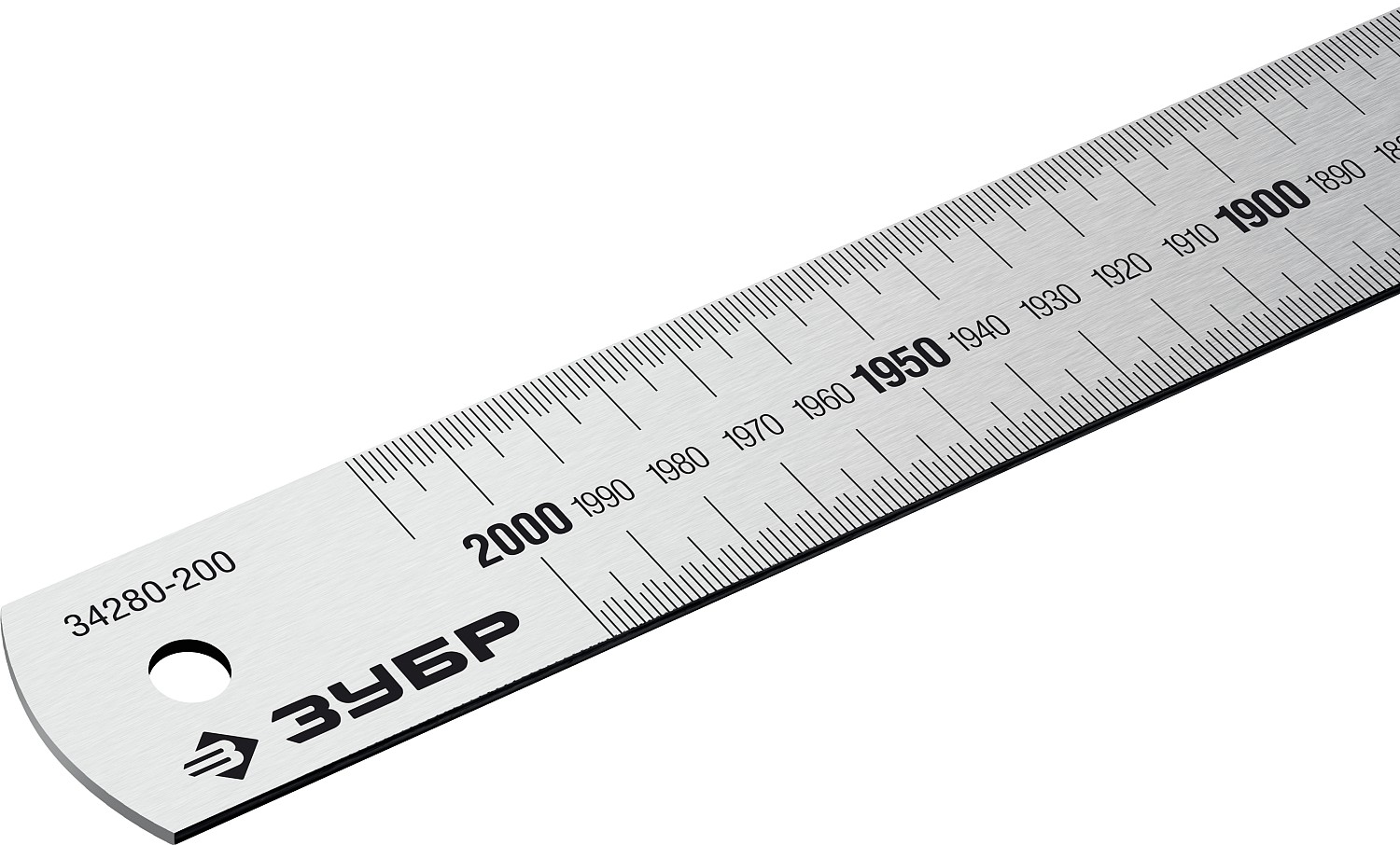 ЗУБР 2 м, усиленная нержавеющая линейка Про-200 34280-200 купить по цене 3 070 ₽ в интернет магазине ТЕХСАД