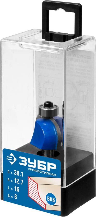 ЗУБР 38.1 x 16 мм, радиус 12.7 мм, фреза кромочная калевочная №2 28702-38.1 Профессионал ЗУБР 38.1 x 16 мм, радиус 12.7 мм, фреза кромочная калевочная №2 28702-38.1 Профессионал купить по цене 1 120 ₽ в интернет магазине ТЕХСАД