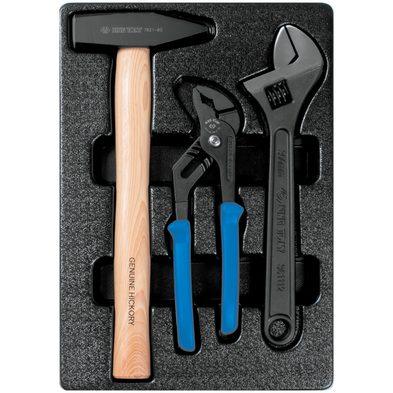 Набор переставные клещи, разводной ключ и молоток, ложемент, 3 предмета KING TONY 9-90103PP02 купить по цене 7 640 ₽ в интернет магазине ТЕХСАД