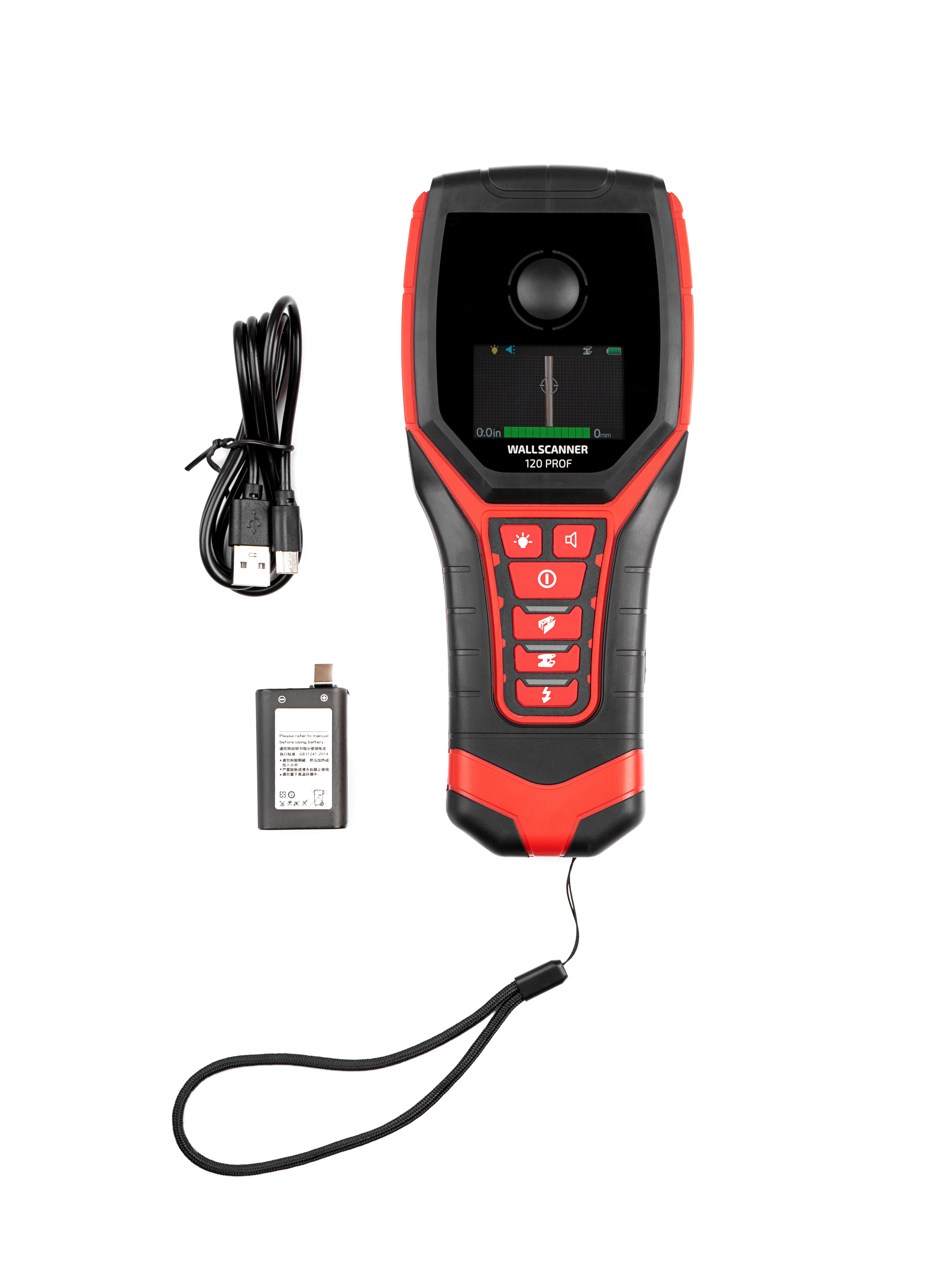 Детектор металла, проводки и дерева ADA Wall Scanner 120 PROF купить по цене 4&nbsp;990 ₽ в интернет магазине ТЕХСАД