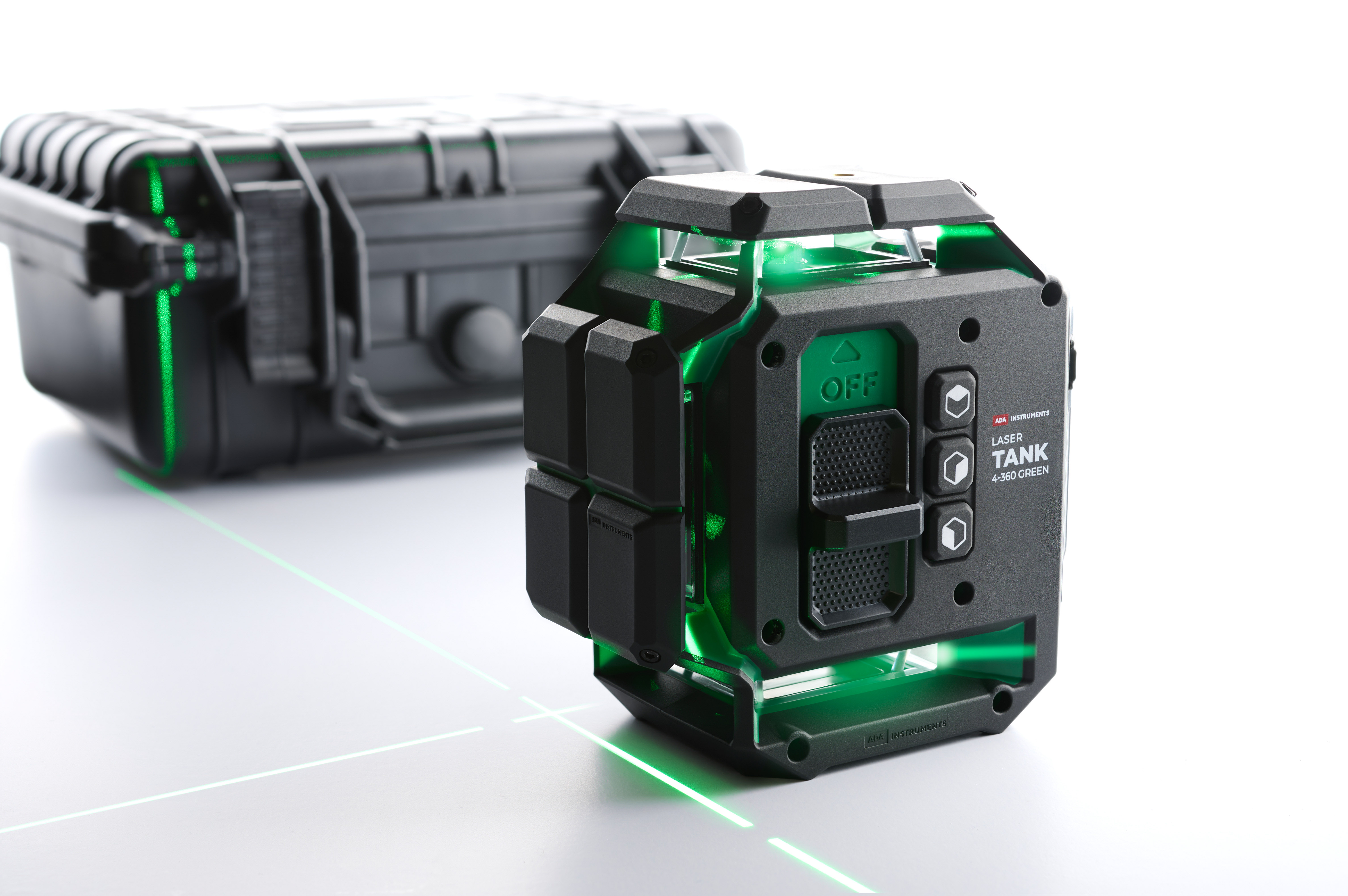 Лазерный уровень ADA LaserTANK 4-360 GREEN Basic Edition купить по цене 29&nbsp;990 ₽ в интернет магазине ТЕХСАД
