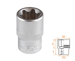 Головка торцевая TORX Е-стандарт 1/2'', E22 AFFIX AF00043022 купить по цене 210 ₽ в интернет магазине ТЕХСАД