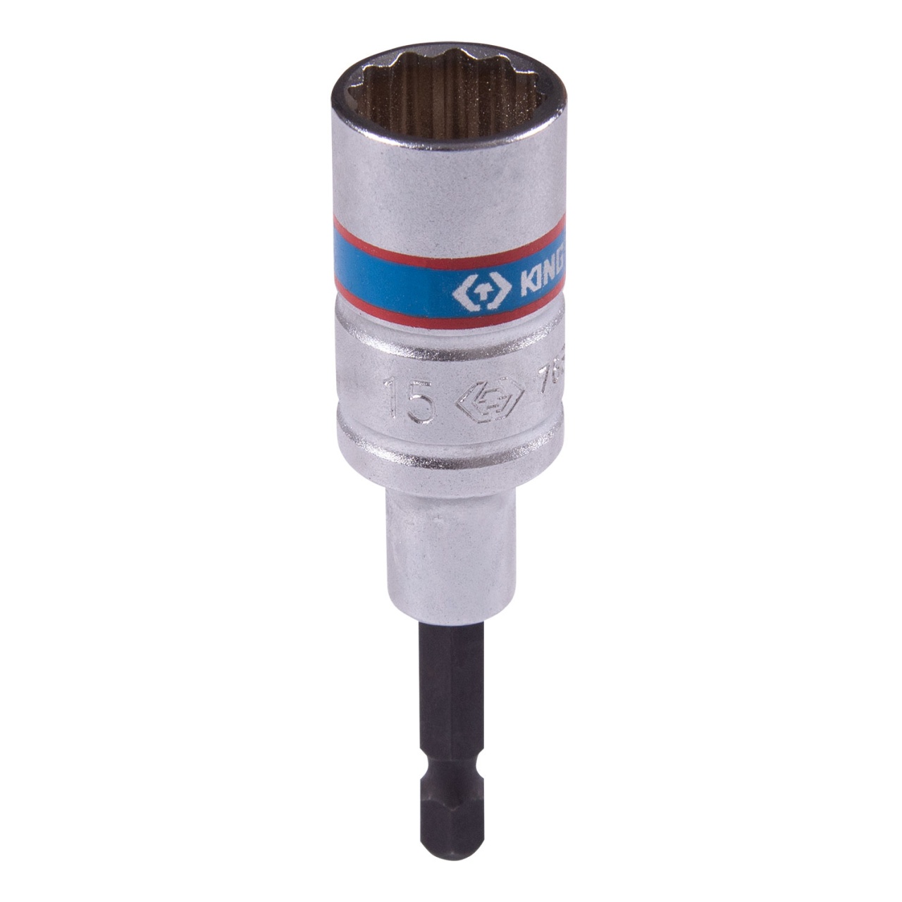 Головка для шуруповерта двенадцатигранная 1/4'', 15 мм, L = 80 мм KING TONY 76B815M купить по цене 420 ₽ в интернет магазине ТЕХСАД