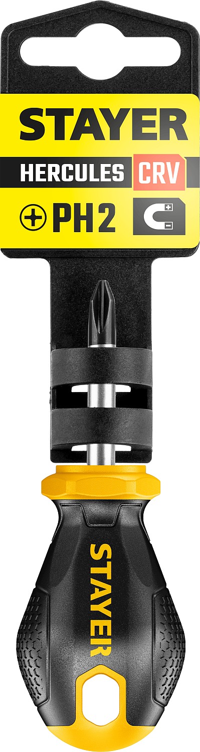 STAYER PH2x38 мм, отвертка ''бочка'' STUBBY 2510-38-2_z03 купить по цене 115 ₽ в интернет магазине ТЕХСАД