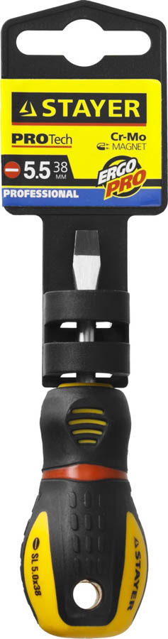 STAYER SL5.5x38 мм, отвертка ProTech 25131-05-38_z02 купить по цене 59 ₽ в интернет магазине ТЕХСАД