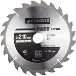STAYER Ø 210 x 30 мм, 24T, диск пильный по дереву 3680-210-30-24 купить по цене 571 ₽ в интернет магазине ТЕХСАД
