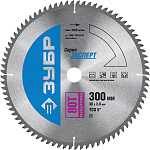 ЗУБР Ø 300 х Ø 30 мм, 80T, диск пильный по алюминию, ламинату 36907-300-30-80 купить по цене 2 790 ₽ в интернет магазине ТЕХСАД