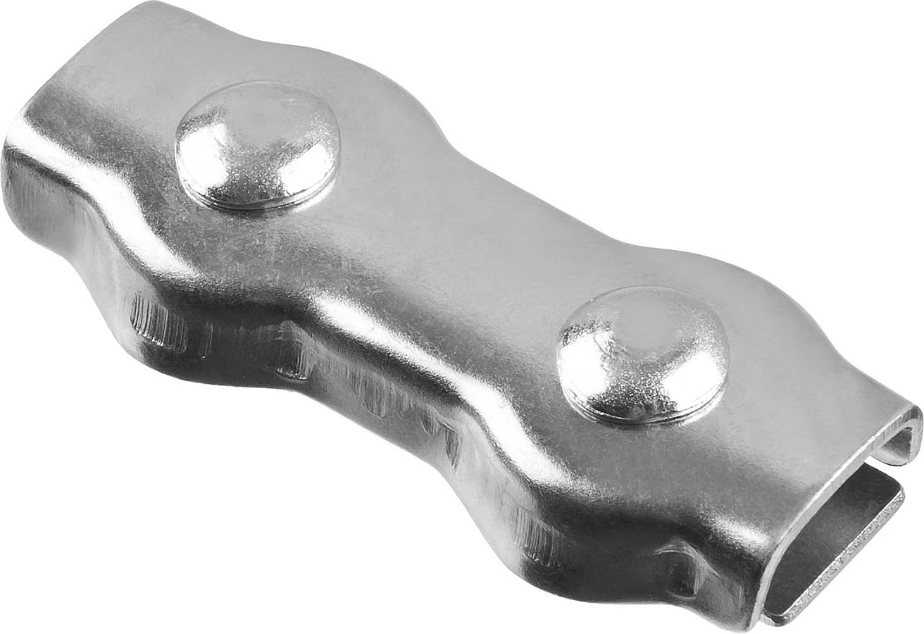 ЗУБР 3 мм, 2 шт., зажим троса двойной 304446-03 купить по цене 38 ₽ в интернет магазине ТЕХСАД