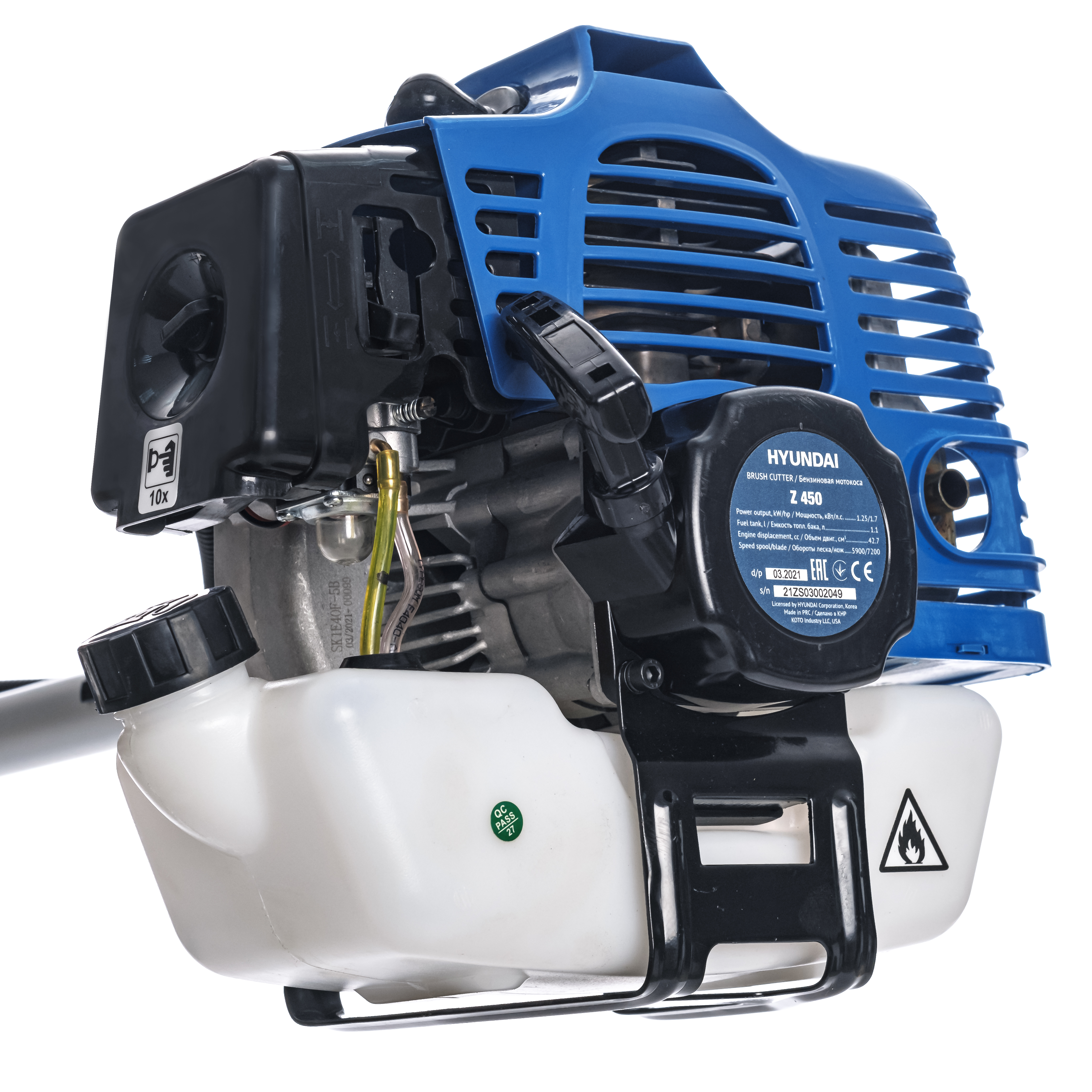 Бензокоса HYUNDAI Z 450 купить по цене 16&nbsp;390 ₽ в интернет магазине ТЕХСАД