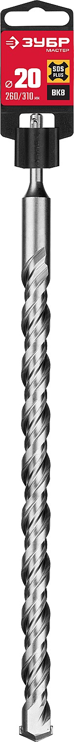 ЗУБР 20 х 310 мм, бур SDS-plus 29315-310-20 купить по цене 560 ₽ в интернет магазине ТЕХСАД