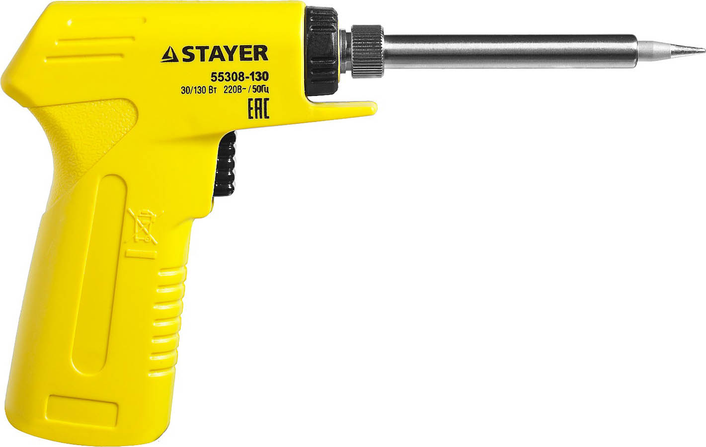 STAYER 30/130 Вт, двухкомпонентная рукоятка, электропаяльник Proterm 55308-130 Professional купить по цене 1 010 ₽ в интернет магазине ТЕХСАД