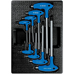 Набор L-образных ключей Hex, ложемент, 8 предметов KING TONY 9-22108MR купить по цене 4 430 ₽ в интернет магазине ТЕХСАД