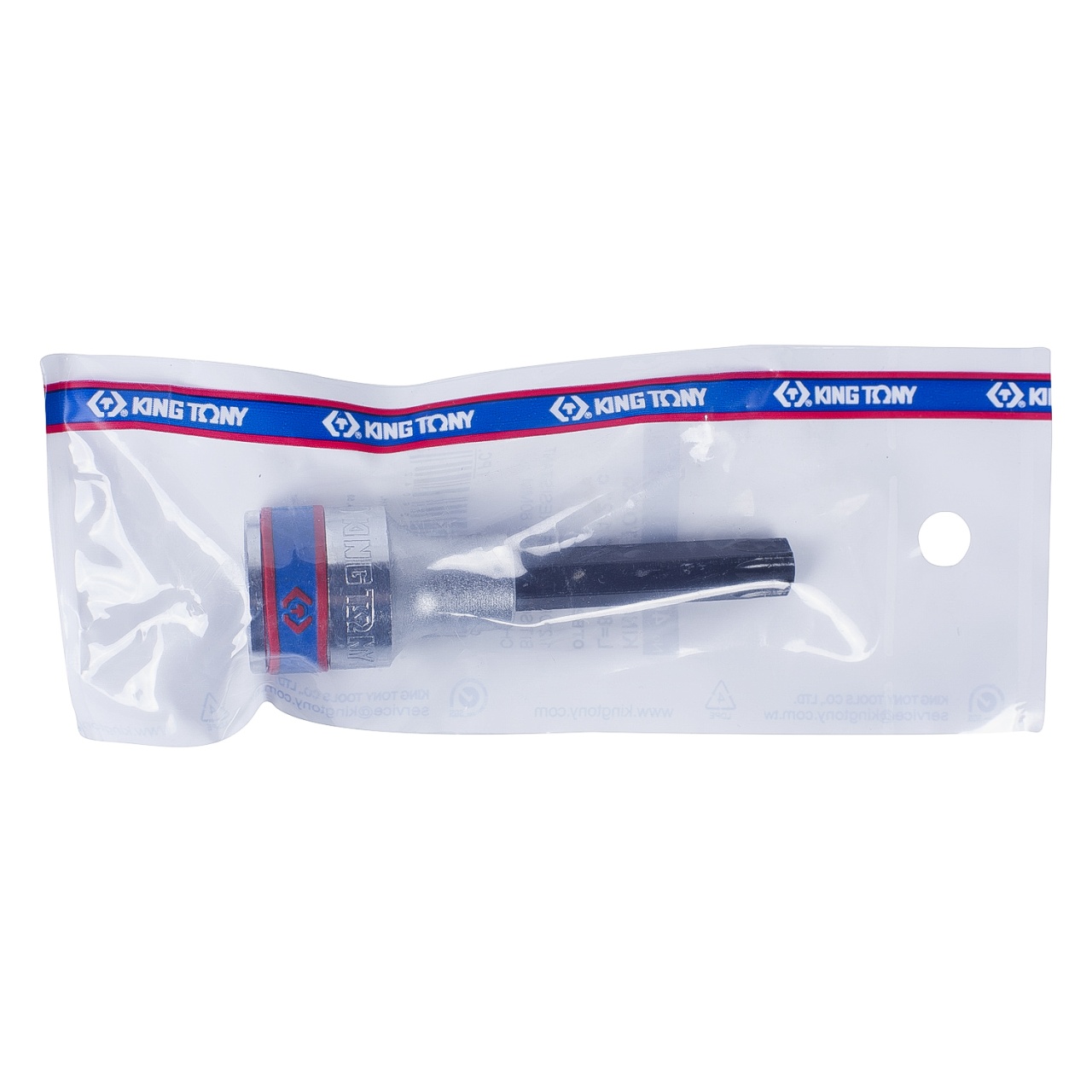 Насадка (бита) торцевая 1/2'', Torx, T50, L = 80 мм, с отверстием KING TONY 403750 купить по цене 490 ₽ в интернет магазине ТЕХСАД