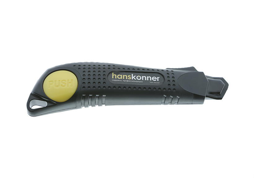 Нож Hanskonner HK1076-08-02. Строительный нож Hanskonner SolidFixation купить по цене 490 ₽ в интернет магазине ТЕХСАД