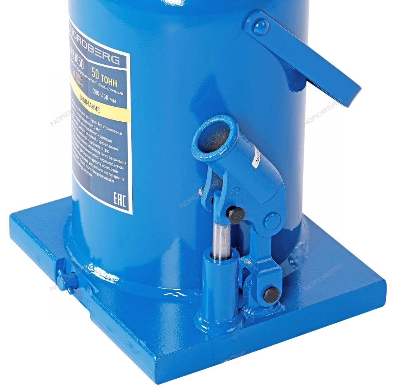 Домкрат бутылочный 50 т NORDBERG N31050 купить по цене 11 444 ₽ в интернет магазине ТЕХСАД