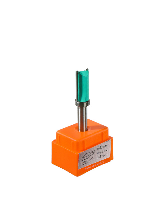 RB07-082512 Фреза кромочная с верхним подшипником DxHxL 12x25x65,4 мм, хв.8 Sturm! купить по цене 330 ₽ в интернет магазине ТЕХСАД