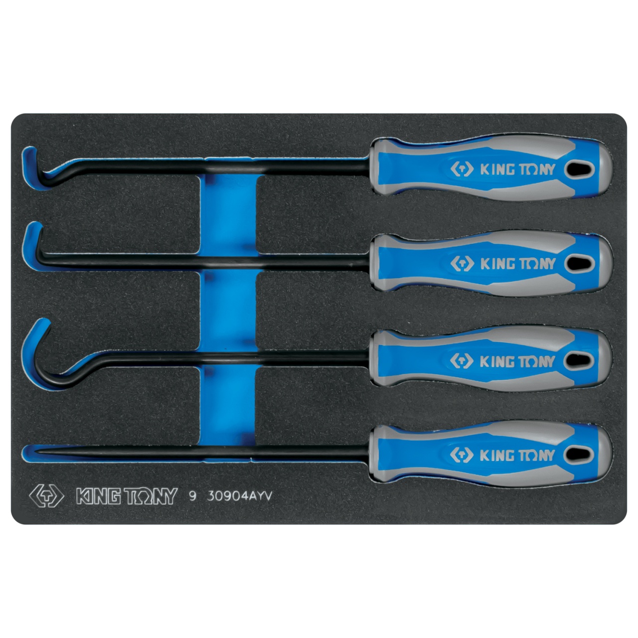 Набор для демонтажа сальников и колец, ложемент, 4 предмета KING TONY 9-30904AYV купить по цене 3 080 ₽ в интернет магазине ТЕХСАД