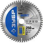 ЗУБР Ø 250 x 32 мм, 60T, диск пильный по дереву ''Чистый рез'' 36905-250-32-60 купить по цене 2 140 ₽ в интернет магазине ТЕХСАД