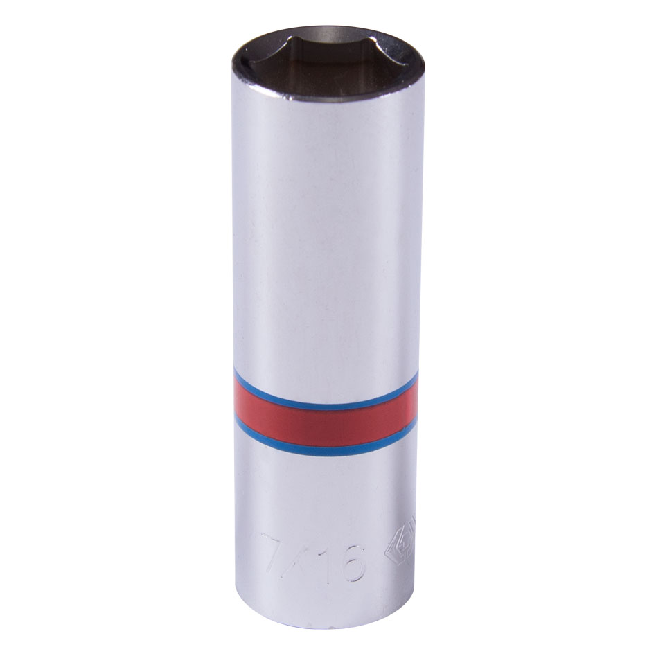 Головка торцевая глубокая шестигранная 1/4'', 7/16'', дюймовая KING TONY 223514S купить по цене 190 ₽ в интернет магазине ТЕХСАД