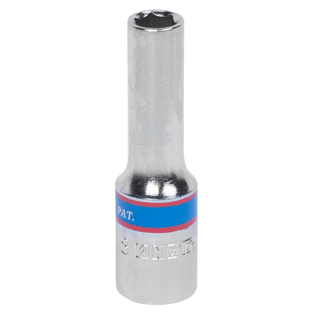 Головка торцевая глубокая шестигранная 3/8'', 8 мм KING TONY 323508M Головка торцевая глубокая шестигранная 3/8'', 8 мм KING TONY 323508M купить по цене 280 ₽ в интернет магазине ТЕХСАД