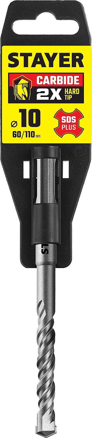 STAYER 10 x 110 мм, бур SDS-plus 2930-110-10_z02 купить по цене 146 ₽ в интернет магазине ТЕХСАД