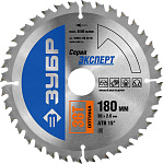 ЗУБР Ø 180 x 30 мм, 36T, диск пильный по дереву ''Оптимальный рез'' 36903-180-30-36 купить по цене 642 ₽ в интернет магазине ТЕХСАД